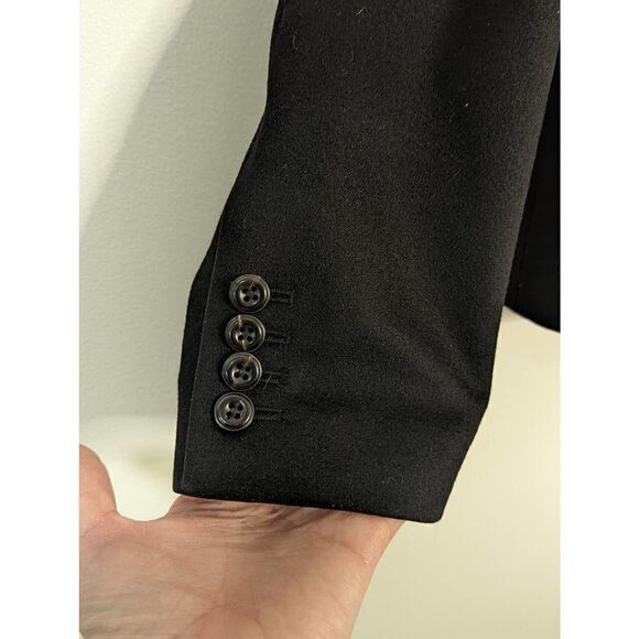Women's J. Crew Black Blazer Wool Cashmere Blend - Picture 5 of 12